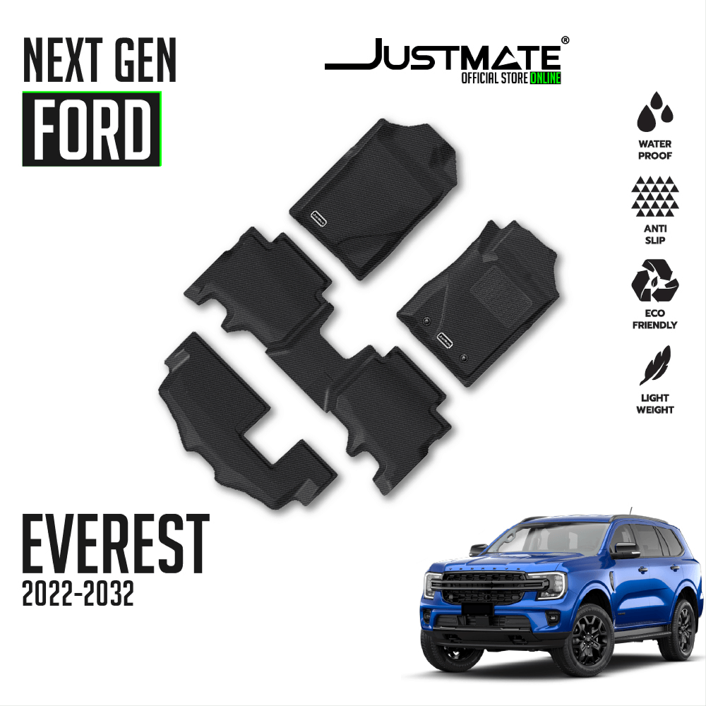 พรมปูพื้นรถยนต์ JUSTMATE FORD EVEREST 2022-2032