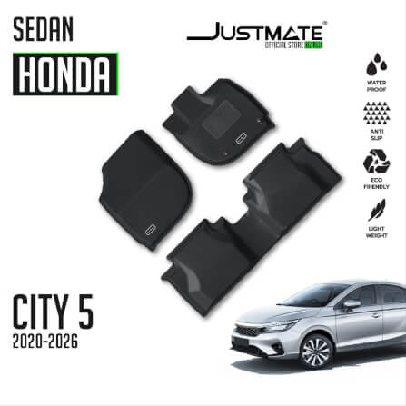 พรมปูพื้นรถยนต์ JUSTMATE HONDA CITY 2020 - 2025_10