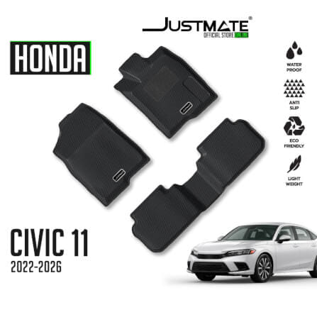 พรมปูพื้นรถยนต์ JUSTMATE HONDA CIVIC 2022 - 2026_11
