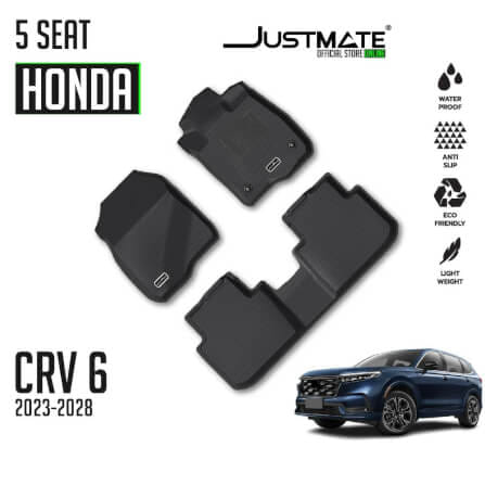 พรมปูพื้นรถยนต์ JUSTMATE HONDA CRV G6 5 SEAT 2023 - 2026_12