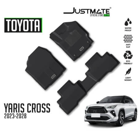พรมปูพื้นรถยนต์ JUSTMATE TOYOTA YARIS CROSS 2023 - 2028_11