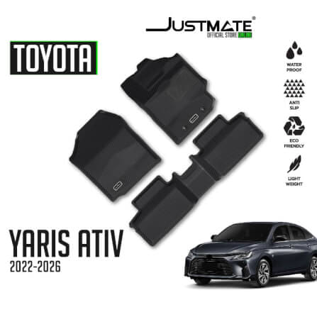 พรมปูพื้นรถยนต์ JUSTMATE TOYOTA YARIS ATIV 2022 - 2026_10