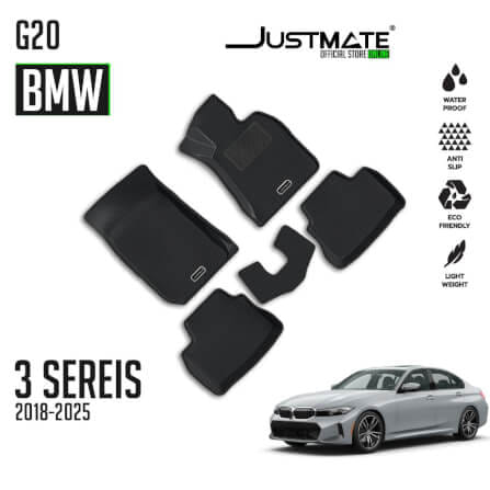 พรมปูพื้นรถยนต์ JUSTMATE BMW 3 SEREIS G20 2018-2025_9