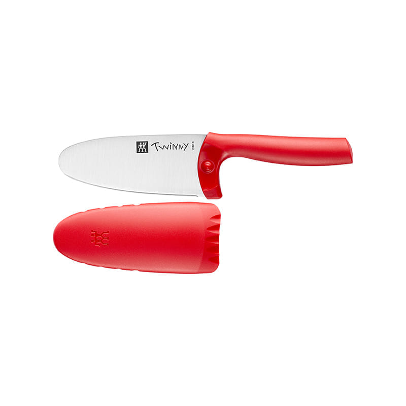 มีดสแตนเลสสตีลสำหรับเด็ก ZWILLING รุ่น TWINNY Kids   สีเงิน ด้ามสีแดง 10 cm N36550101