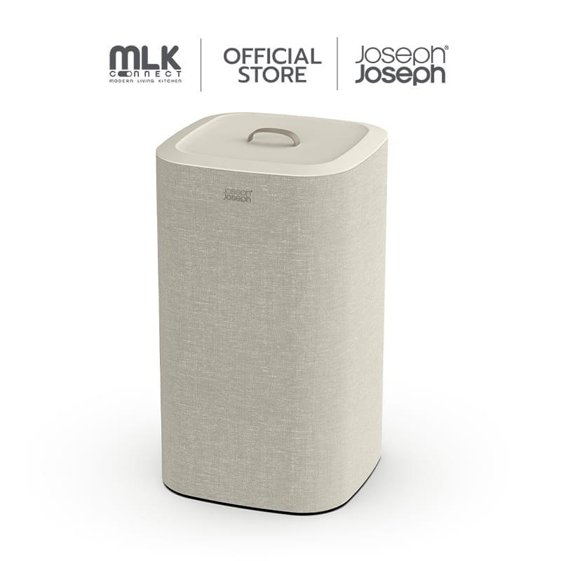 ตะกร้าผ้า 2 ช่อง สำหรับแยกประเภทผ้าหรือสีผ้า Joseph Joseph รุ่น Tota สี Ecru ความจุ 60L N50019_8