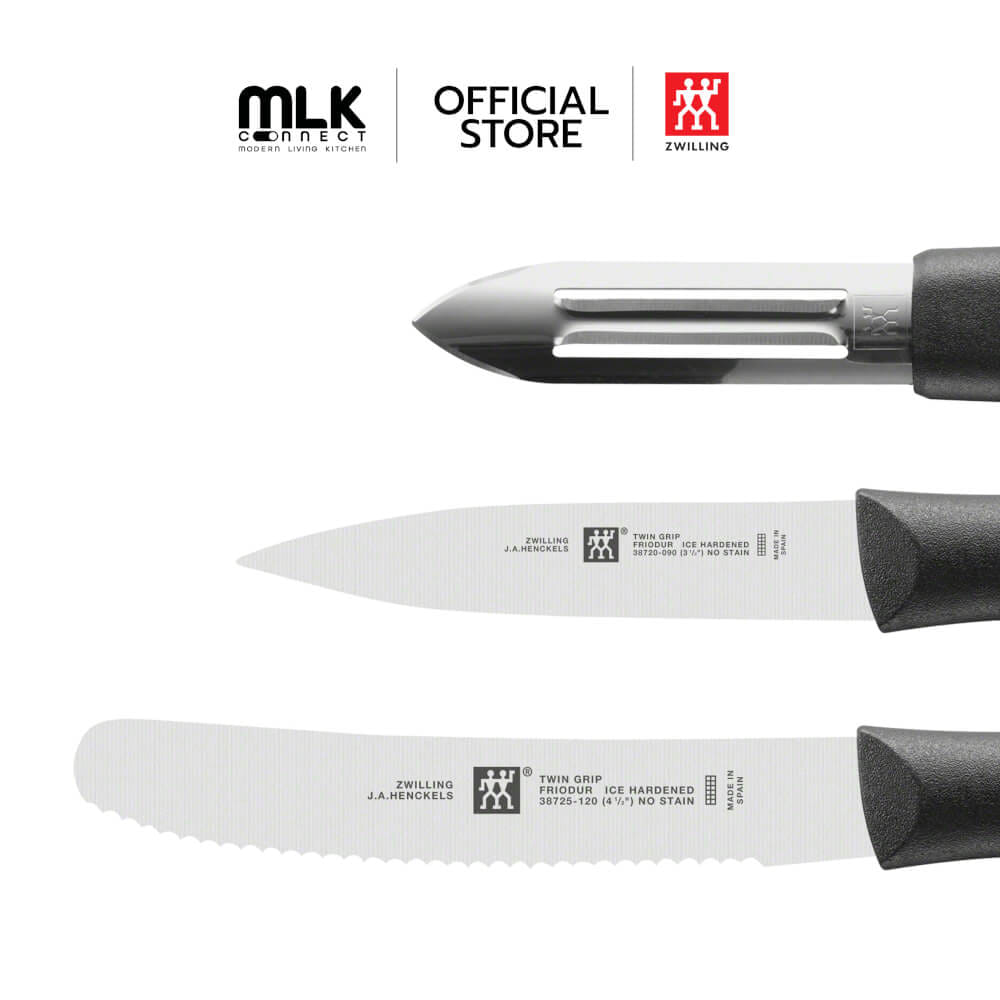 ชุดมีด ZWILLING รุ่น TWIN GRIP 3 ชิ้น สีดำ  N38738000_1
