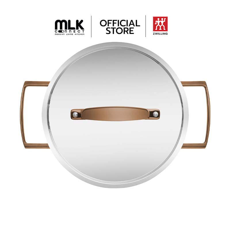 ชุดหม้อสแตนเลส ZWILLING รุ่น Bellasera กระจายความร้อนดี  5 ชิ้น สีเงิน N71170005