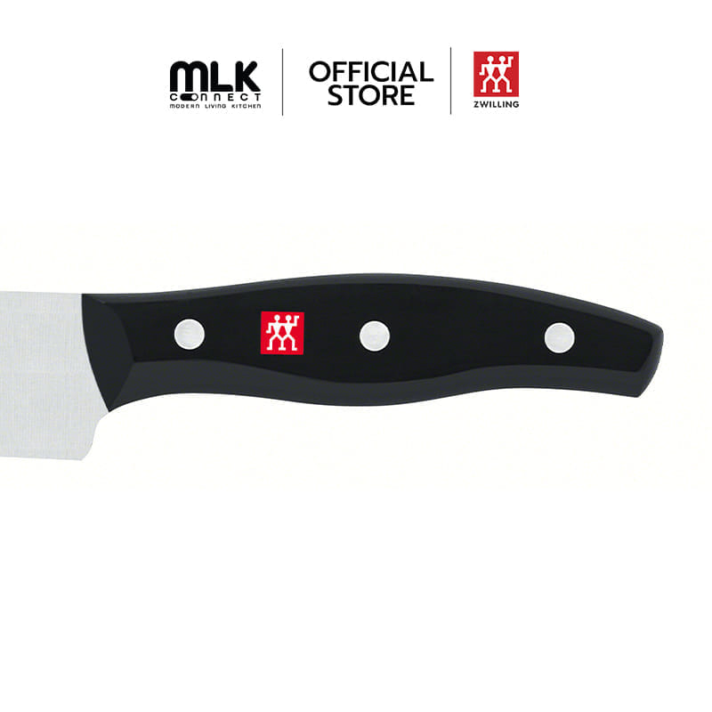 มีดเชฟสแตนเลสสตีล ZWILLING รุ่น Twin Pollux มีความคมและทนทาน 160 มม. สีเงิน ด้ามสีดำ N30721160