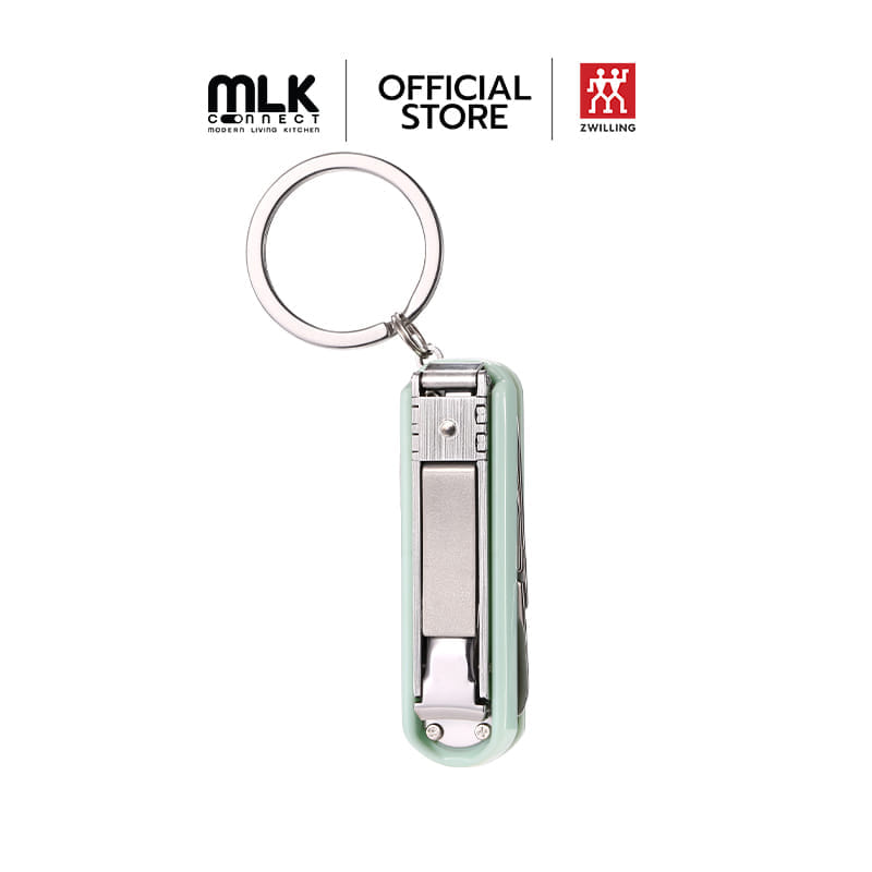มีดพับเอนกประสงค์สเตนเลสสตีล ZWILLING สีเขียวมิ้นต์ 60 มม. N42450116