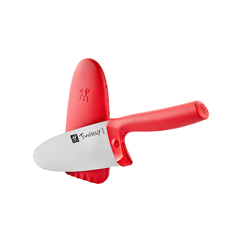 มีดสแตนเลสสตีลสำหรับเด็ก ZWILLING รุ่น TWINNY Kids   สีเงิน ด้ามสีแดง 10 cm N36550101