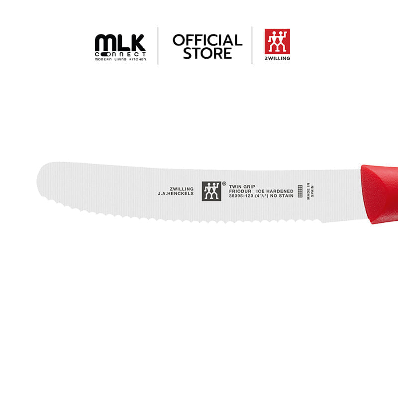 มีด ZWILLING รุ่น Twin Grip สแตนเลส ขนาด 12 ซม. - สีแดง N38095121