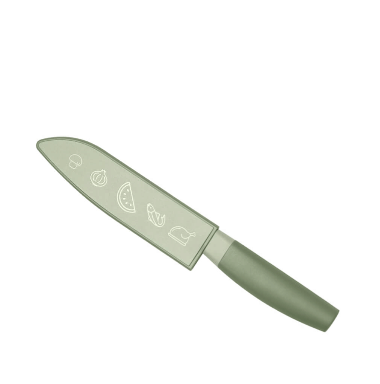 มีดซันโตกุสเตนเลสสตีล ZWILLING รุ่น NOW S  150 มม สีเขียว N1030008N