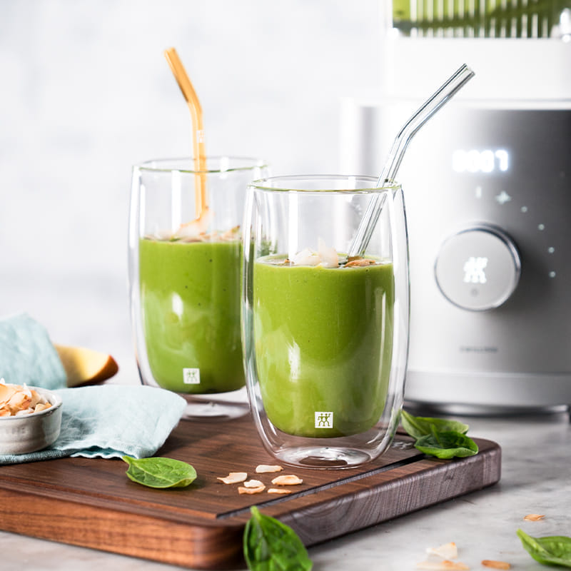 แก้วดับเบิ้ลวอลล์ ZWILLING Latte Macchiato เซท 2 ชิ้น   รุ่น Sorrento เก็บรักษาความร้อนและเย็น  350 มล. สีใส N39500078