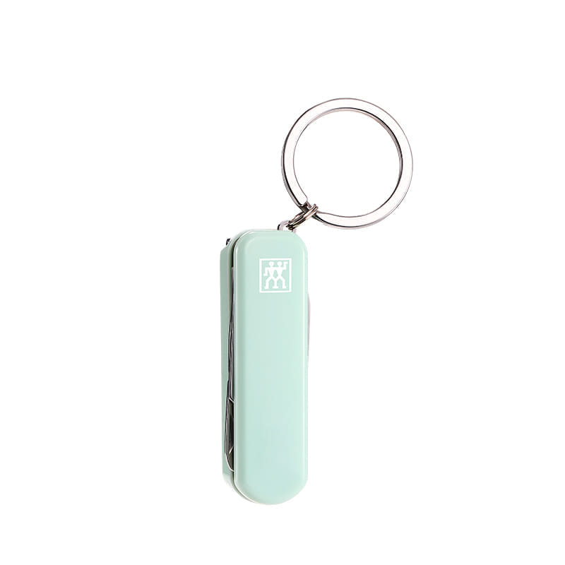 มีดพับเอนกประสงค์สเตนเลสสตีล ZWILLING สีเขียวมิ้นต์ 60 มม. N42450116