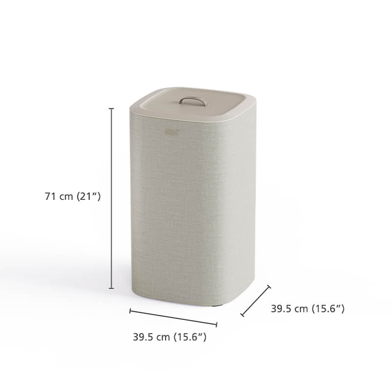 ตะกร้าผ้า 1 ช่อง JOSEPH JOSEPH รุ่น TOTA ความจุ 60 ลิตร สี ECRU N5000004_3