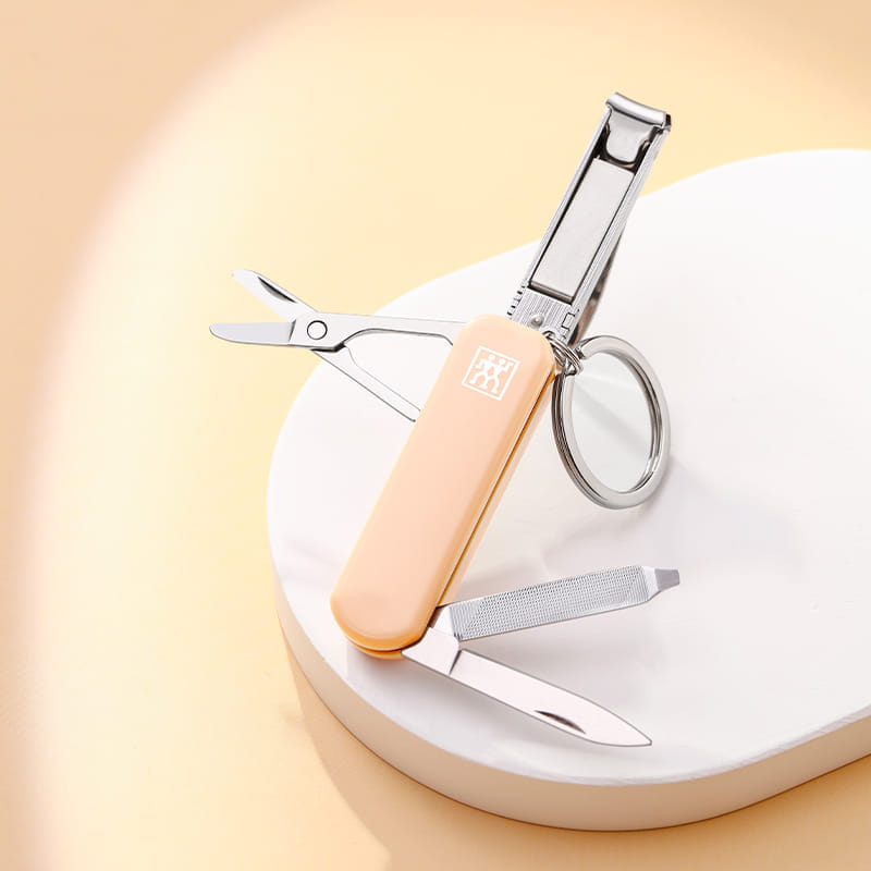 มีดพับเอนกประสงค์สเตนเลสสตีล ZWILLING สีส้ม 60 มม. N42450117