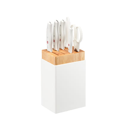 ชุดมีดพร้อมบล็อก ZWILLING รุ่น Twin Pollux  สีขาว N1025159_0