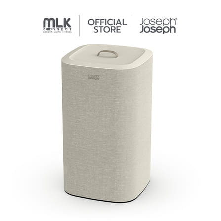 ตะกร้าผ้า 2 ช่อง สำหรับแยกประเภทผ้าหรือสีผ้า Joseph Joseph รุ่น Tota สี Ecru ความจุ 60L N50019_0
