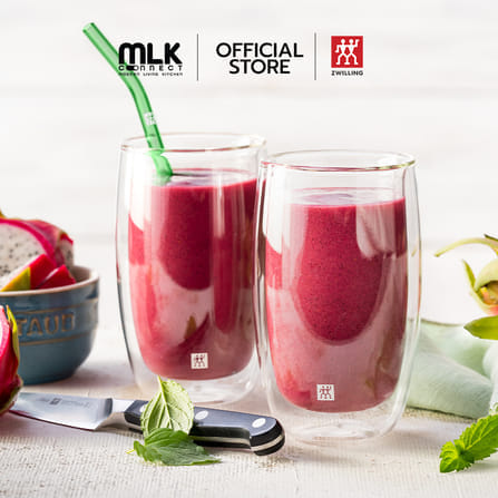 แก้วดับเบิ้ลวอลล์ ZWILLING Latte Macchiato เซท 2 ชิ้น   รุ่น Sorrento เก็บรักษาความร้อนและเย็น  350 มล. สีใส N39500078_1