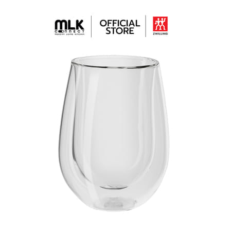 แก้วดับเบิ้ลวอลล์สำหรับไวน์ขาว ZWILLING เซท 2 ชิ้น  รุ่น Sorrento เก็บรักษาความร้อนและเย็น 296 มล. สีใส  N39500216_1
