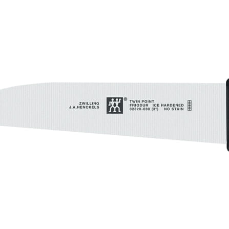 มีดเล็กสแตนเลสสตีล ZWILLING รุ่น Twin Point มีความคมและทนทาน  80 มม สีเงิน ด้ามสีดำ N32320081_2
