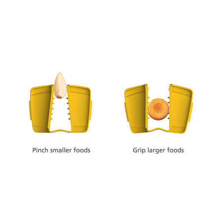 ที่ขูดอาหารพร้อมกล่องรองอาหาร Joseph Joseph รุ่น Multi-Grip สีเหลือง N20225_2