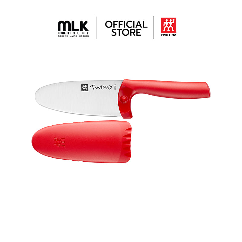มีดสแตนเลสสตีลสำหรับเด็ก ZWILLING รุ่น TWINNY Kids   สีเงิน ด้ามสีแดง 10 cm N36550101_0