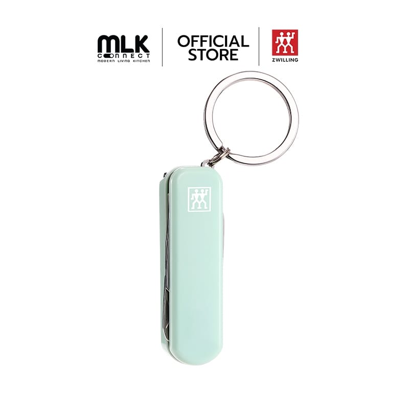 มีดพับเอนกประสงค์สเตนเลสสตีล ZWILLING สีเขียวมิ้นต์ 60 มม. N42450116_0