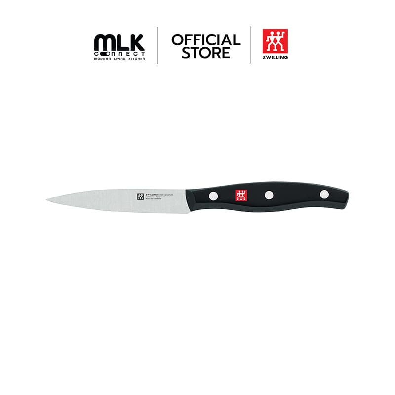 มีดปอกผักผลไม้สแตนเลสสตีล ZWILLING รุ่น TWIN POLLUX มีความคมและทนทาน 100 มม. สีเงิน ด้ามสีดำ N30720100_0