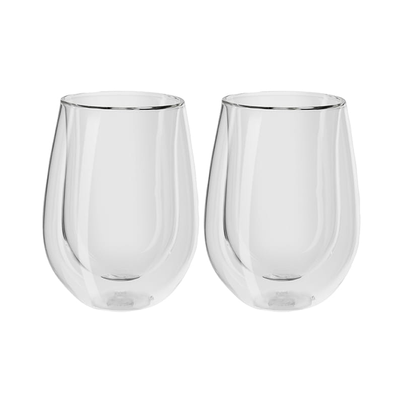 แก้วดับเบิ้ลวอลล์สำหรับไวน์ขาว ZWILLING เซท 2 ชิ้น  รุ่น Sorrento เก็บรักษาความร้อนและเย็น 296 มล. สีใส  N39500216_1