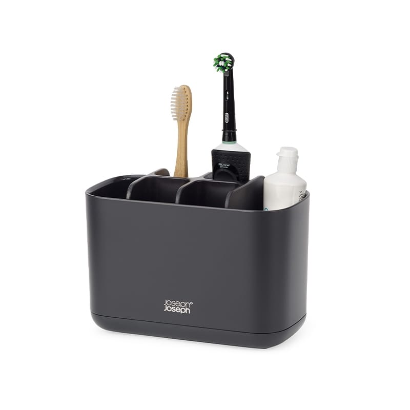 ที่ใส่แปรงสีฟันและยาสีฟัน Joseph Joseph รุ่น EasyStore สี Matt Black N70599_1