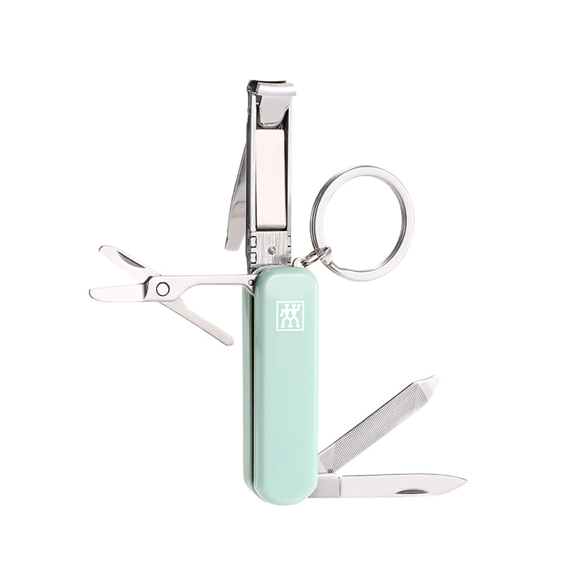 มีดพับเอนกประสงค์สเตนเลสสตีล ZWILLING สีเขียวมิ้นต์ 60 มม. N42450116_1