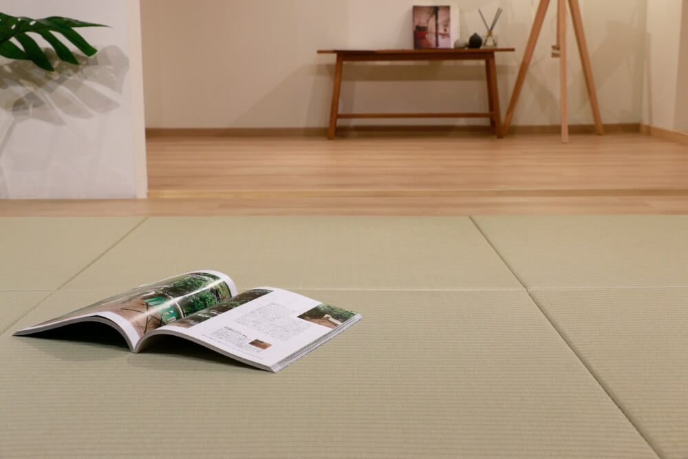 เสื่อทาทามิ MIGUSA TATAMI HIKIME LEAF GREEN_1