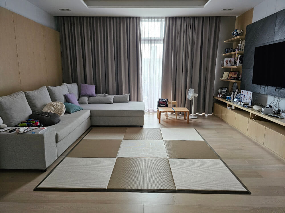 เสื่อทาทามิ MIGUSA TATAMI MESEKI MOCHA BEIGE_2