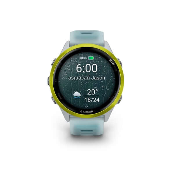 นาฬิกาสมาร์ทวอทช์ GARMIN FORERUNNER 570 หน้าปัด 47MM สี WHITESAMPYELLOW