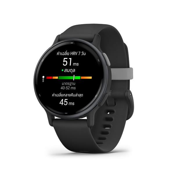นาฬิกาสมาร์ทวอทช์ GARMIN VIVOACTIVE 5 สี BLACK SLATE