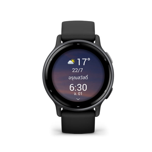 นาฬิกาสมาร์ทวอทช์ GARMIN VIVOACTIVE 5 สี BLACK SLATE