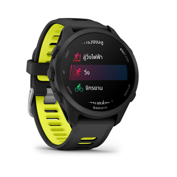 นาฬิกาสมาร์ทวอทช์ GARMIN FORERUNNER 170 สี BLACK / BLACK AMP YELLOW_2