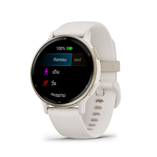 นาฬิกาสมาร์ทวอทช์ GARMIN VIVOACTIVE 5 สี IVORY CREAM GOLD_2