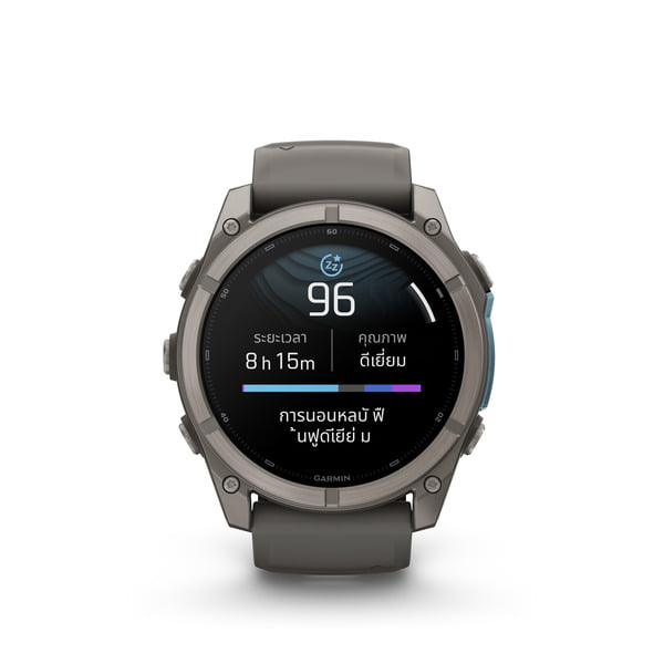 นาฬิกาสมาร์ทวอทช์ GARMIN FENIX 9 51MM BARE TITANIUM สี PEBBLE GRAY_0