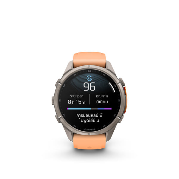 นาฬิกาสมาร์ทวอทช์ GARMIN FENIX 9 PRO 43MM AMOLED TITANIUM สี SHELL PINK AUTUMN