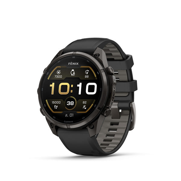 นาฬิกาสมาร์ทวอทช์ GARMIN FENIX 9 PRO 47MM AMOLED CARBON GRAY DLC TITANIUM สี BLACK PEBBLE_1