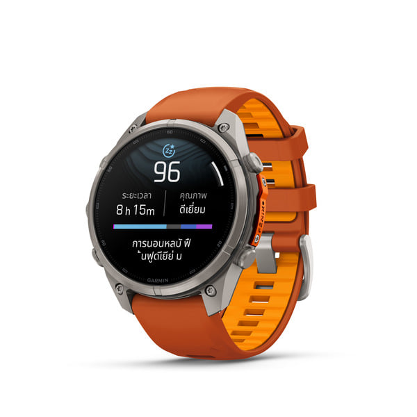 นาฬิกาสมาร์ทวอทช์ GARMIN FENIX 9 PRO 51MM AMOLED TITANIUM สี AUTUMN ORANGE SPARK ORANGE_1