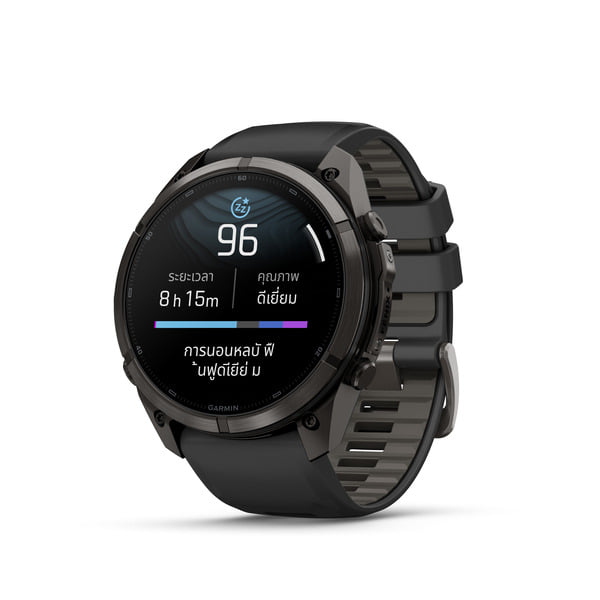 นาฬิกาสมาร์ทวอทช์ GARMIN FENIX 9 PRO 51MM AMOLED CARBON GRAY DLC TITANIUM สี PEBBLE GRAY_1