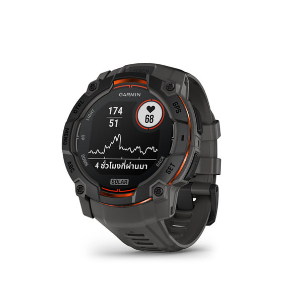 นาฬิกาสมาร์ทวอทช์ GARMIN INSTINCT 3 SERIES 50MM SOLAR BLACK_1