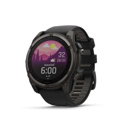 นาฬิกาสมาร์ทวอทช์ GARMIN FENIX 8 SERIES 51MM SOLAR CARBON TITANIUM_2