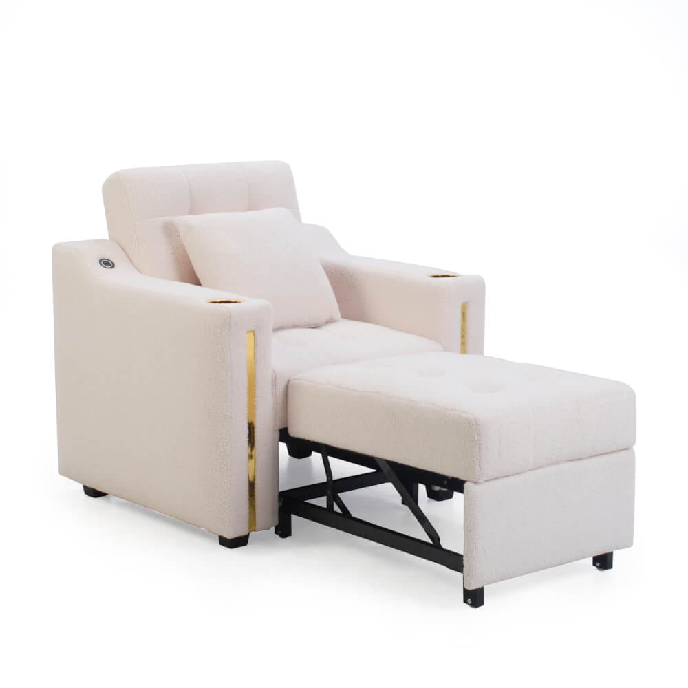 โซฟาขนแกะ PATARA รุ่น INNER สีครีม 1 ที่นั่ง_9