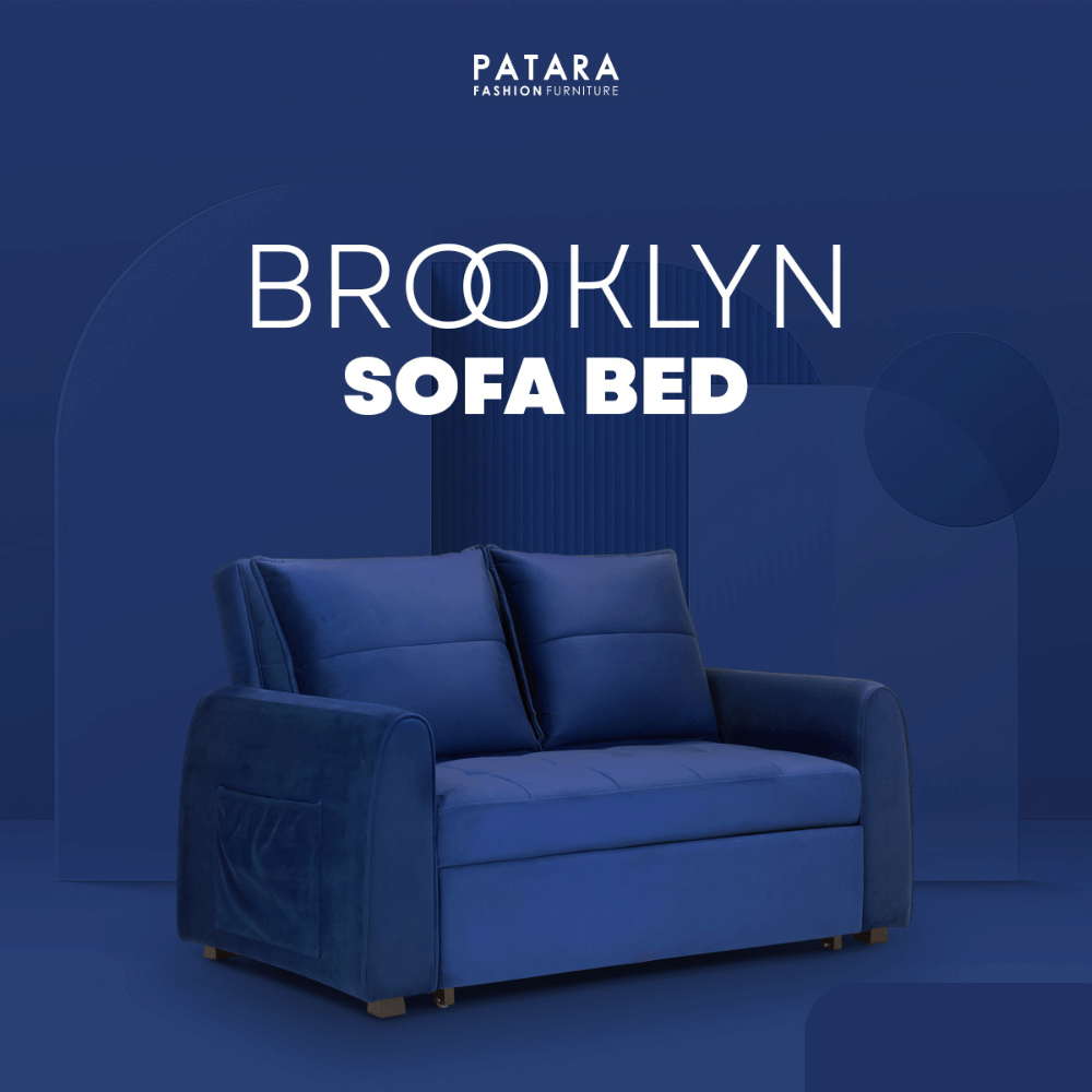 โซฟาเบด PATARA รุ่น BROOKLYN สีน้ำเงิน