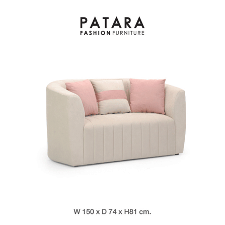 โซฟามินิมอล PATARA รุ่น CELINE สีชมพู_0