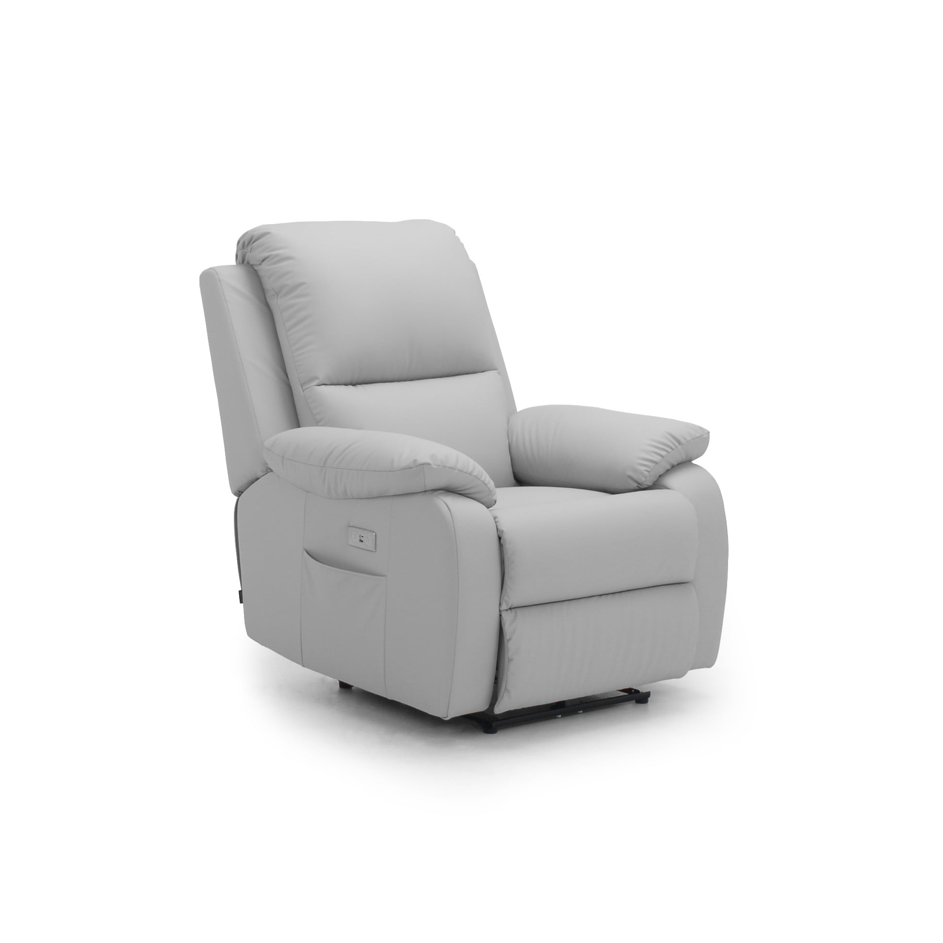 เก้าอี้ปรับนอนไฟฟ้า PATARA TITAN สีเทาอ่อน_0